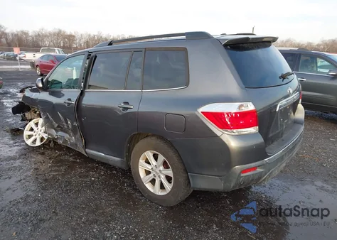 2012 Toyota Highlander Se V6 из США, поврежденный, VIN 5TDBK3EHXCS121798